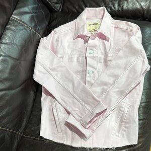L'AGENCE Light Pink coated Women’sJean Jacket